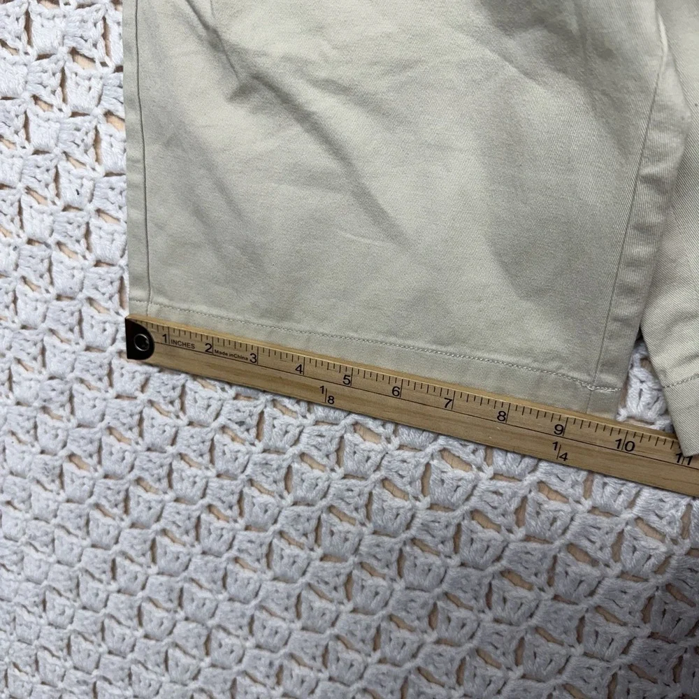 New Ralph Lauren Boy's Shorts Sz 12 Chino Khaki Beige Flat Front School Casual